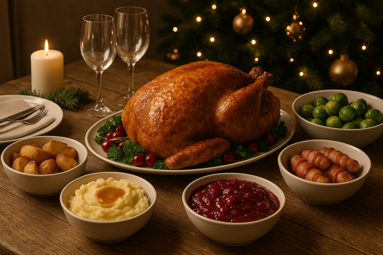 wat eten we met kerst - Illustration